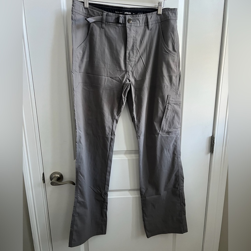 NWOT PrAna Men's Stretch Zion Utility Pants - Gray